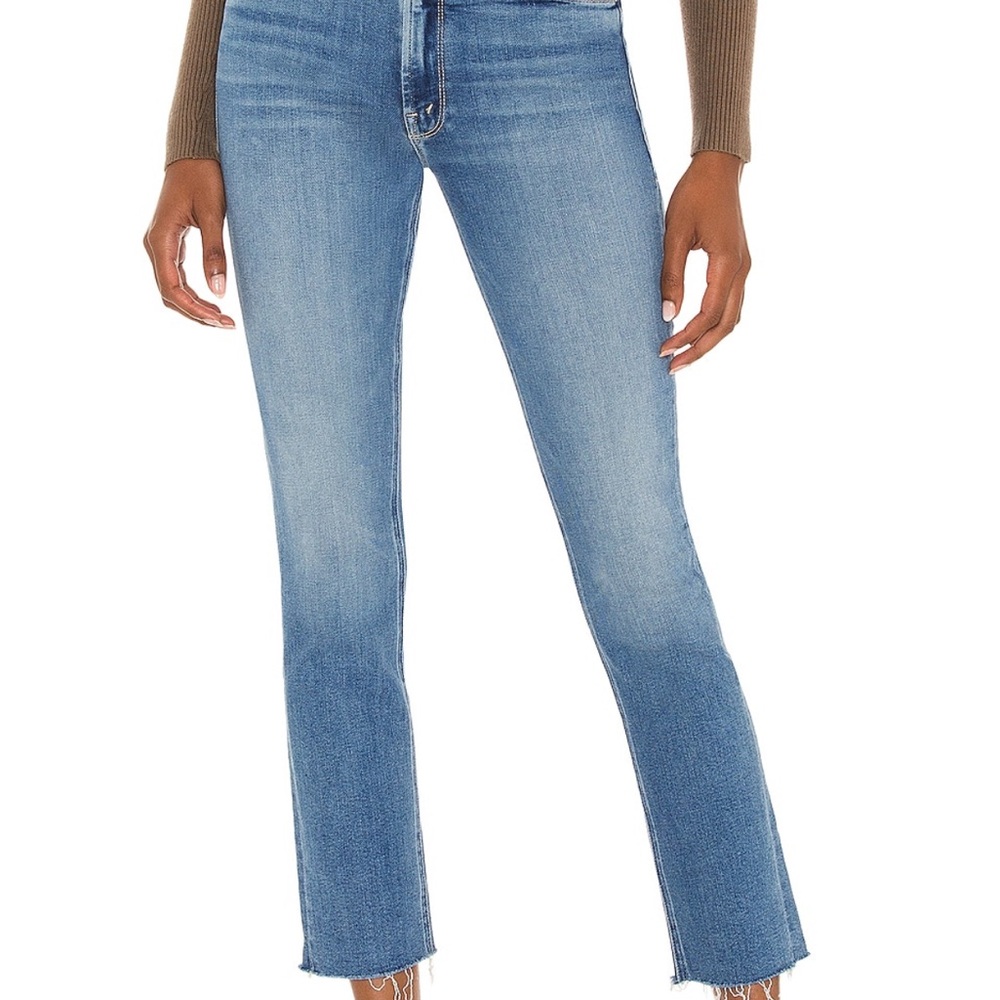 MOTHER Mid Rise Dazzler Ankle Jeans
